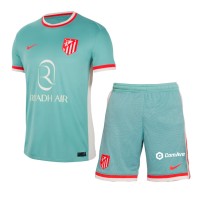 Dětský fotbalový dres Atletico Madrid Angel Correa #10 2024-25 Venkovní Krátký Rukáv (+ trenýrky)